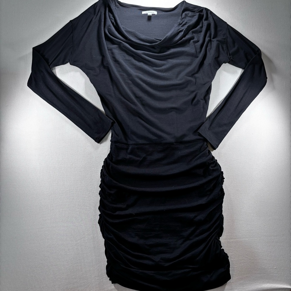 Athleta Elegant Black Long Sleeve Dress